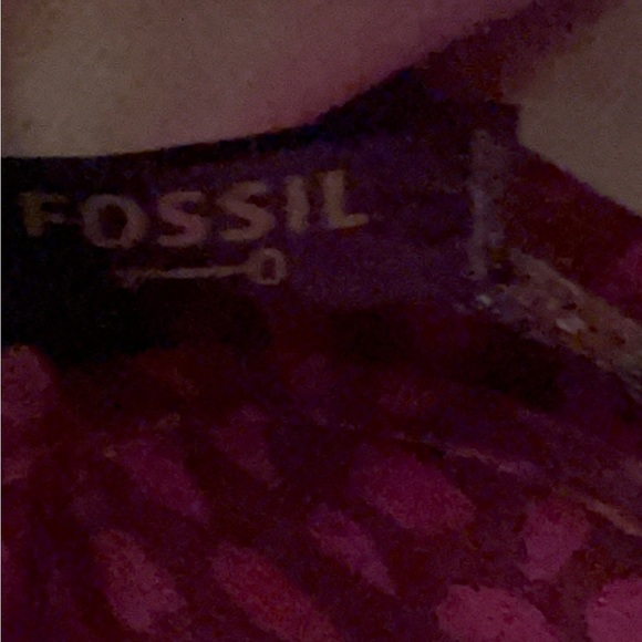 Fossil leather bag with long adjustable straps. Great clean condition - Picture 15 of 16